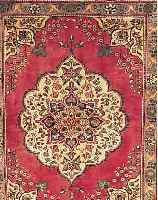 TÄBRIZ,PERSIEN CA 195 X 145 CM. FLOR WOLLE.EHZ 3.CA 30 JAHRE