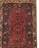 GASHGAI, PERSIEN, 160 X 113CM, EHZ 3 WOLLE AUF WOLLE, CA.60 JAHRE