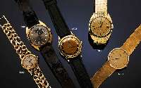 AUDEMARS PIGUET HERRENGOLDBANDUHR, REF.-NR. 56495, SCHWEIZ UM 1969, FLACHES GG 750/000- GEH. INCL. GG-MILANAISEBAND, SAPHIRFLACHGL., BODEN U. ...