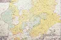 KONVOLUT VON 2 BLATT KUPFERSTICHEN VON HESSEN, 1.) ALTKOLOR. KUPFERSTICHK. V. HOMANN, CA. 1746, HASSIE SUPERIORIS ET WETTERAU ...