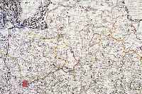 KONVOLUT VON 2 BLATT MIT KUPFERSTICHK. V. NüRNBERG, 1.) KOLOR. KUPFERSTICHK. V. SEUTTER, CA. 1740, TERRITORII S. ROM. IMP. LIB. ...