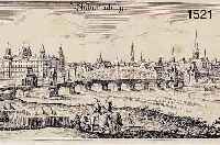 KONVOLUT VON 3 BLATT MIT ASCHAFFENBURG UND UMGEBUNG, 1.) KUPFERSTICH M. MERIAN, GA ASCHAFFENBURG, GUTES EXEMPLAR, 11 X 32 CM; 2.) ...
