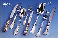 6 MESSER, 6 GABELN, 1 LöFFEL, ÖSTEREICH/WIEN UM 1902/1904, REINER JUGENDSTTIL, 800ER SILBER, ZEITLOSE FORM, MEISTERMARKE KLINKOSCHVGL. ...