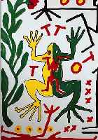 PENCK, A.R., FARBOFFSET, HANDSIGNIERT, CA. 53 X 38 CM, PP