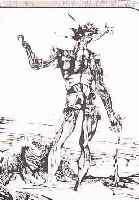 BLUBLUM, GÜNTER, 1949-1997, APOKALYPSE, LITHOGRAPHIE VON 1971, HANDSIGNIERT UND NUM. 19/100, CA. 45 X 43 CM
