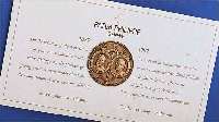 PATEK PHILIPPE JUBILäUMSMEDAILLE, 150 JAHRE GLEICHNAMIGER UHRENFIRMA, 1989 (VON HUGENIN) IM ORIG.-UMSCHLAG, BRONZE, D. CA. 40 MM