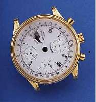 KONVOLUT: 2 GEHäUSE, 1X EDELST., FüR WECK- WERK AUTOMATIKKAL. 5008 VON AS, 1X FüR CHRONOGRAPHENKAL. VALJOUX 7750, VERG., BODEN VERSCHR., ...