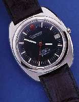 OMEGA HERRENARMBANDUHR ELEKTRONIK CHRONOMETER, REF.-NR. 198002, SCHWEIZ UM 1972, EDELST., BODEN GESCHR., WERK VERG., STIMMGABELSCHW.- PRINZIP, ...