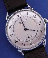 OMEGA/TISSOT WATCH CO ARMBANDUHR, REF.-NR. 6454-8, SCHWEIZ UM 1934, METALL HARTVERCHR., EDELST.-BODEN U. GLASR. GEDR., BLATT REST., 15 ST., ...