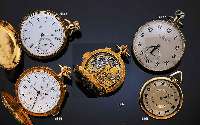 FIX WATCH CO HERRENTASCHENUHR MINUTENREPETI- TION/CHRONOGRAPH, REF.-NR. 145108, SCHWEIZ/ SPANIEN UM 1914, GG 750/000, TIEFE BLüTEN- U. ...