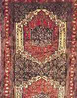 SENNEH, PERSIEN, 365 X 141CM, EHZ 3 FLOR WOLLE, CA.30 JAHRE