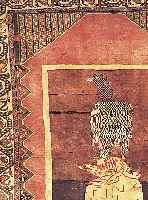 GASHGAI, PERSIEN, 185 X 130CM, EHZ 2 WOLLE AUF WOLLE, CA.40 JAHRE