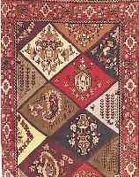 AFSHAR, PERSIEN, 190 X 102CM, EHZ 2 FLOR WOLLE, CA.30 JAHRE