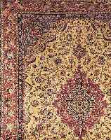 MESCHED, PERSIEN, 393 X 297CM, EHZ 3-4 FLOR WOLLE, CA. 40 JAHRE
