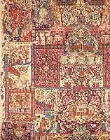 KASHMAR, PERSIEN, 385 X 293CM, EHZ 3 FLOR WOLLE, CA.40 JAHRE