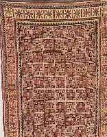 KAZAK, RUSSLAND, 205 X 139CM, EHZ 4 WOLLE AUF WOLLE, UM 1890