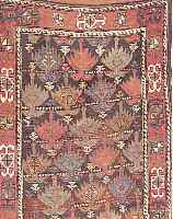 KAZAK, RUSSLAND, 263 X 128CM, EHZ 2 WOLLE AUF WOLLE, UM 1920