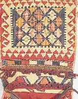 SHASAWAN DOPPELTASCHE, 90 X 52CM, EHZ 2 WOLLE AUF WOLLE, UM 1930