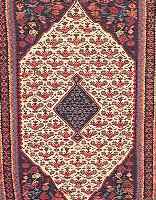 SENNEH KELIM, PERSIEN, 155 X 108CM, EHZ 2-3WOLLE AUF WOLLE, CA.30 JAHRE