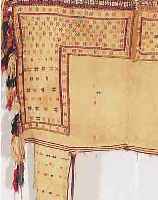 AFSHAR PFERDEDECKE, 155 X 98CM, EHZ 4 WOLLE AUF WOLLE, CA.60 JAHRE