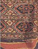 MAFRASH RUSSLAND, 110 X 47CM, EHZ 2 WOLLE AUF WOLLE, UM 1910