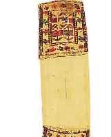 SHASAWAN TASCHE, PERSIEN, 74 X 20CM, EHZ 3 WOLLE AUF WOLLE, UM 1900