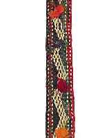 ZELTBAND GASHGAI, PERSIEN, 500 X 10CM, EHZ 3, WOLLE AUF WOLLE, UM 1930