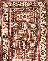 KAZAK, RUSSLAND, 161 X 113CM, EHZ 2-3 WOLLE AUF WOLLE, UM 1900
