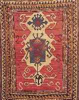KAZAK, RUSSLAND, 170 X 127CM, EHZ 3-4 WOLLE AUF WOLLE, UM 1920