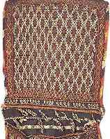 GASHGAI DOPPELTASCHE, 100 X 48CM, EHZ 4 WOLLE AUF WOLLE, UM 1910