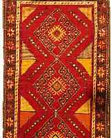 YASTIK, TÜRKEI, 88 X 50CM, EHZ 3-4 WOLLE AUF WOLLE, UM 1910