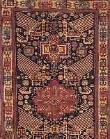 SHIRWAN, RUSSLAND, 222 X 125CM, EHZ 3-4 WOLLE AUF WOLLE, UM 1920