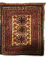 AFSHAR, PERSIEN, 42 X 36CM, EHZ 2 WOLLE AUF WOLLE, UM 1930