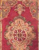 KONJA, TÜRKEI, 96 X 52CM, EHZ 2 WOLLE AUF WOLLE, CA.50 JAHRE