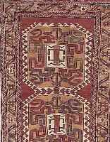 KARS, TÜRKEI, 173 X 120CM, EHZ 2-3 WOLLE AUF WOLLE, CA.40 JAHRE