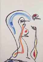 ERNST, MAX,, 1891-1976, LES CHIENS ONT SOIF, FARBLITHOGRAPHIE, HANDSIGN. UND NUMME- RIERT 26/50, WERKSVERZEICHNIS LEPPIEN A 9 V, CA. 43,5 X ...