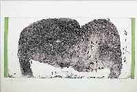 SCHUMACHER, EMIL, ERRUPTIONEN, FRABRADIERUNG, HANDSIGN, CA. 25 X 51 CM, U. GL. UND R.