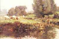 HARTLEY, ALFRED, *1855 STOCKEN PELHAM - 1933, ENGLISCHER MALER UND GRAPHIKER, STUD. IN SOUTH KENSING- TON UND AN ...
