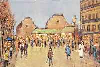 MADELAIN, GUSTAVE, *1867 CHARLY (AISNE) - 1944, STELLTE SEIT 1907 IM SALON DES INDEPENDANTS IN PARIS AUS, MALTE OFT ...