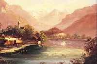ROUX, HIPPOLYTE, *1852 STE. EUPHEMIE, DEPT. DROME, FRANZöSISCHER BLUMEN- UND LAND- SCHAFTSMALER, DER INSBESONDERE VIELE LAND- ...