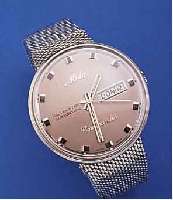 MIDO HERRENARMBANDUHR OCEANSTAR DATODAY/ KOMMANDER, SCHWEIZ UM 1990, EDELST.-EIN- SCHALENAUSF., EDELST.-FLECHTB., ORIG.-ETUI, BED.-ANL. U. ...