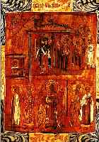 IKONE, RUSSLAND, UM 1810-20, GOTTESMUTTER POKROW, STäRKERE ALTERSSPUREN, MIT EXPERTISE, HELMUT BRENSKE U. DES RUSS. KULTURMINISTERIUM,CA. 32,7 X ...