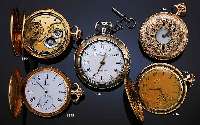 LONGINES HERRENTASCHENUHR SAVONETTE, SCHWEIZUM 1912, ROSE-G. 585/000, BEIDE SCHALEN SYM. GUILL., MONOGR.-SPIEGEL FREI, PERF. EMAILBL. SIGN., ...