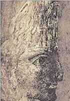 FUCHS, ERNST, PROF., GEB. 1930 WIEN, EINE RADIERUNG "CHERUBSKOPF V", WVZ. WEIS 161, 1/2, E. A., HANDSIGN., 24,8 X 14,7 CM