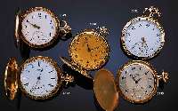 IWC HERRENTASCHENUHR SAVONETTE, SCHWEIZ UM 1897, RG 585/000, BER., MONOGR.-SPIEGEL FREI, EMAILBL., ZEIGERST.-RIEGEL INNEN 4, METALLCUV.VERG. ...