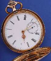 OMEGA HERRENTASCHENUHR SAVONETTE, SCHWEIZ/ DEUTSCHLAND UM 1908, ROSE-G. 585/000, BEIDE SCHALEN SYM. GUILL., BER., MONOGR.-SPIEGEL FREI, ...