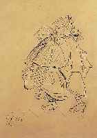 ZILLE, HEINRICH, 1858-1929, ZWEI MäDCHEN, FEDERZEICHNUNG AUF GEBRäUNTEM PAPIER, LI. U. HANDSIGNIERT, CA. 22 X 16 CM, PP, U.GL., ...