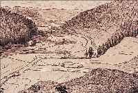 THOMA, HANS,  SCHWARZWALDPARTIE BEI ST. BLASIEN, RADIERUNG, BEZ.: ERSTER RADIERVERSUCH 1897, CA. 16 X 24 CM, PP