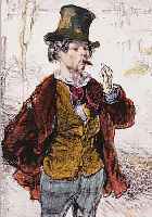 GARVANI, PAUL, 1804-1966, DREI AQUARELLIERTELITHOGRAPHIEN UM 1855, VERSCH. GRößEN, PP