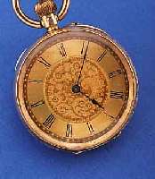 KONVOLUT: 2 OFFENE TASCHENUHREN, SCHWEIZ, BEIDE ROSE-G. 585/000, BEIDE KRONENAUFZ., 1X UM 1880 FüR DEN ENGL. MARKT (SO VERKäUFERGRAV.AUF ...